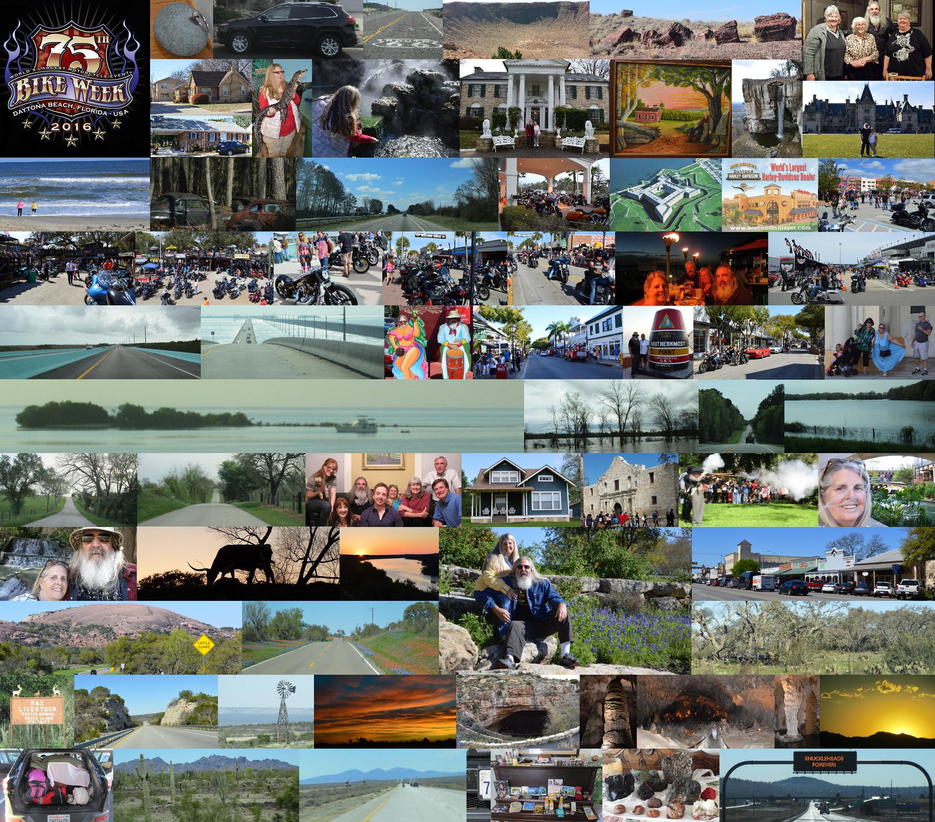 BIKE WEEK ROAD TRIP ~ 26FEB2016,...,25MAR2016 BIKE WEEK ROAD TRIP ~ 26FEB2016,...,25MAR2016