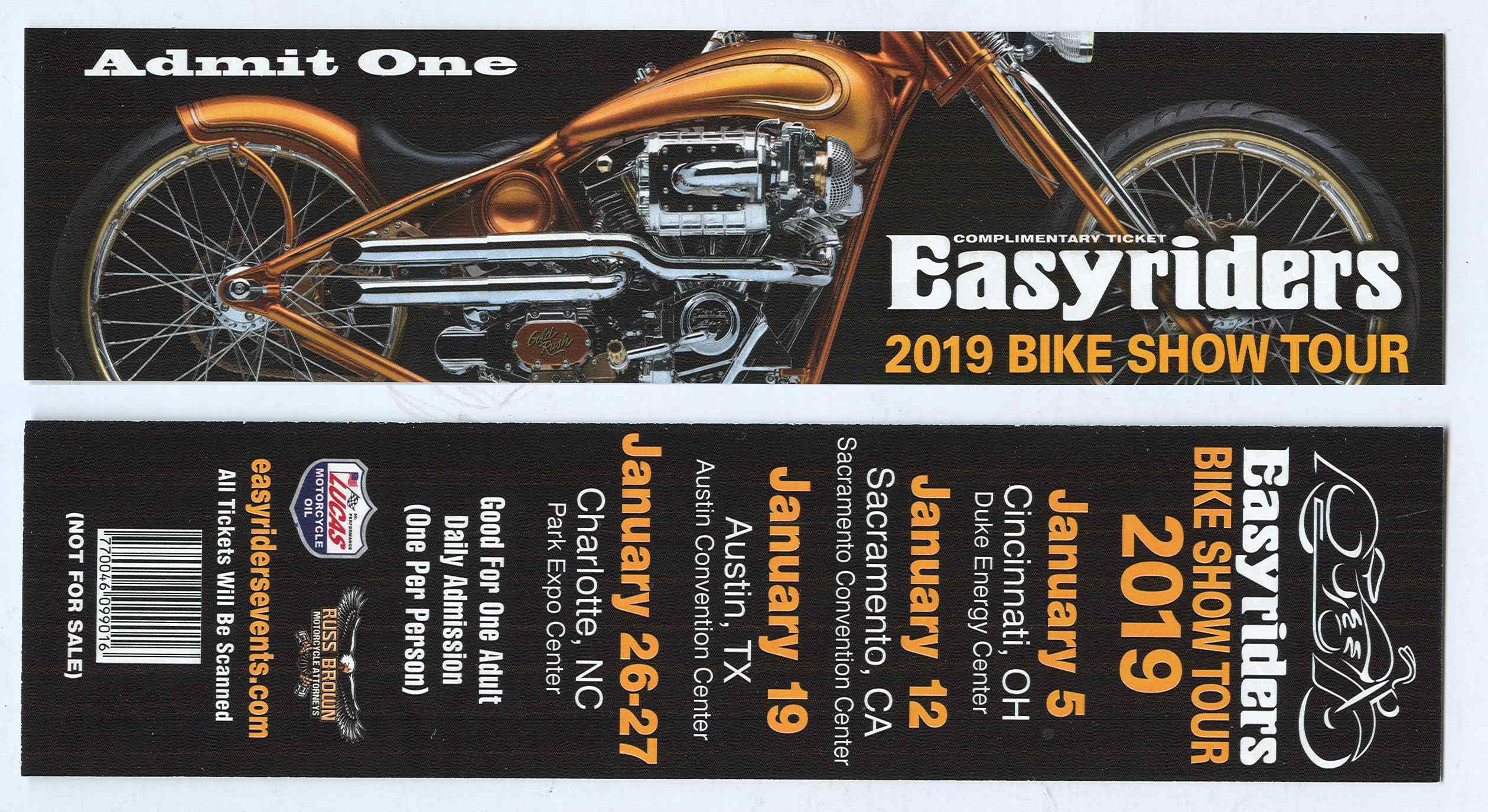 the 2019 Easyriders Show - 12JAN19