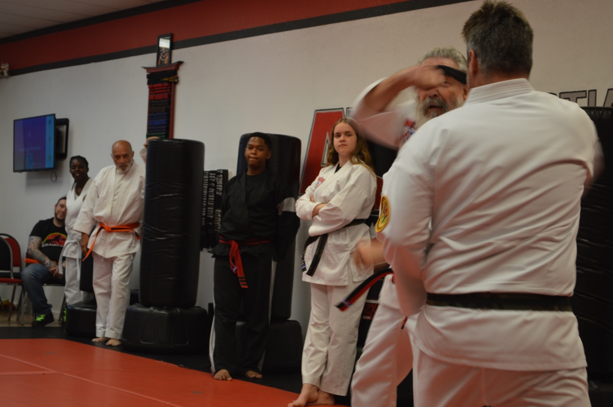 1st Degree Black Belt Test - May 29th 2019 - photograph by Russell Holder