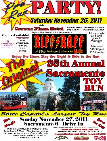 35th Annual Sacramento Toy Run by the Modified Motorcycle Association of California