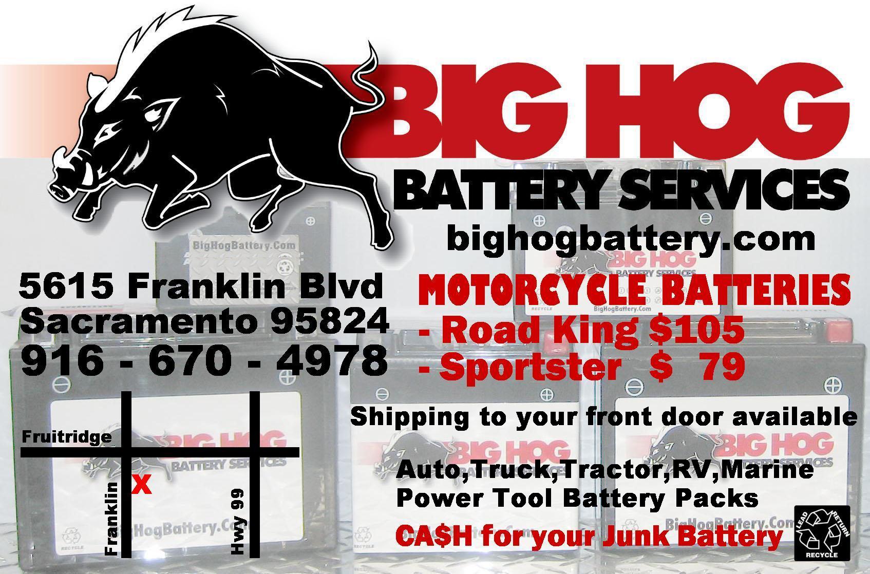Big Hog Batteries, Sacramento, Ca